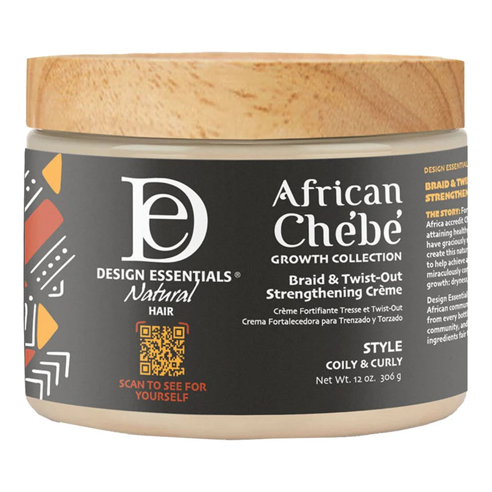 Design Essentials African Chebe Braid & Twist-Out Strengthening Cream | 12oz