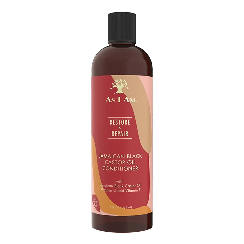 As I Am Black Castor Oil Conditioner | 12oz