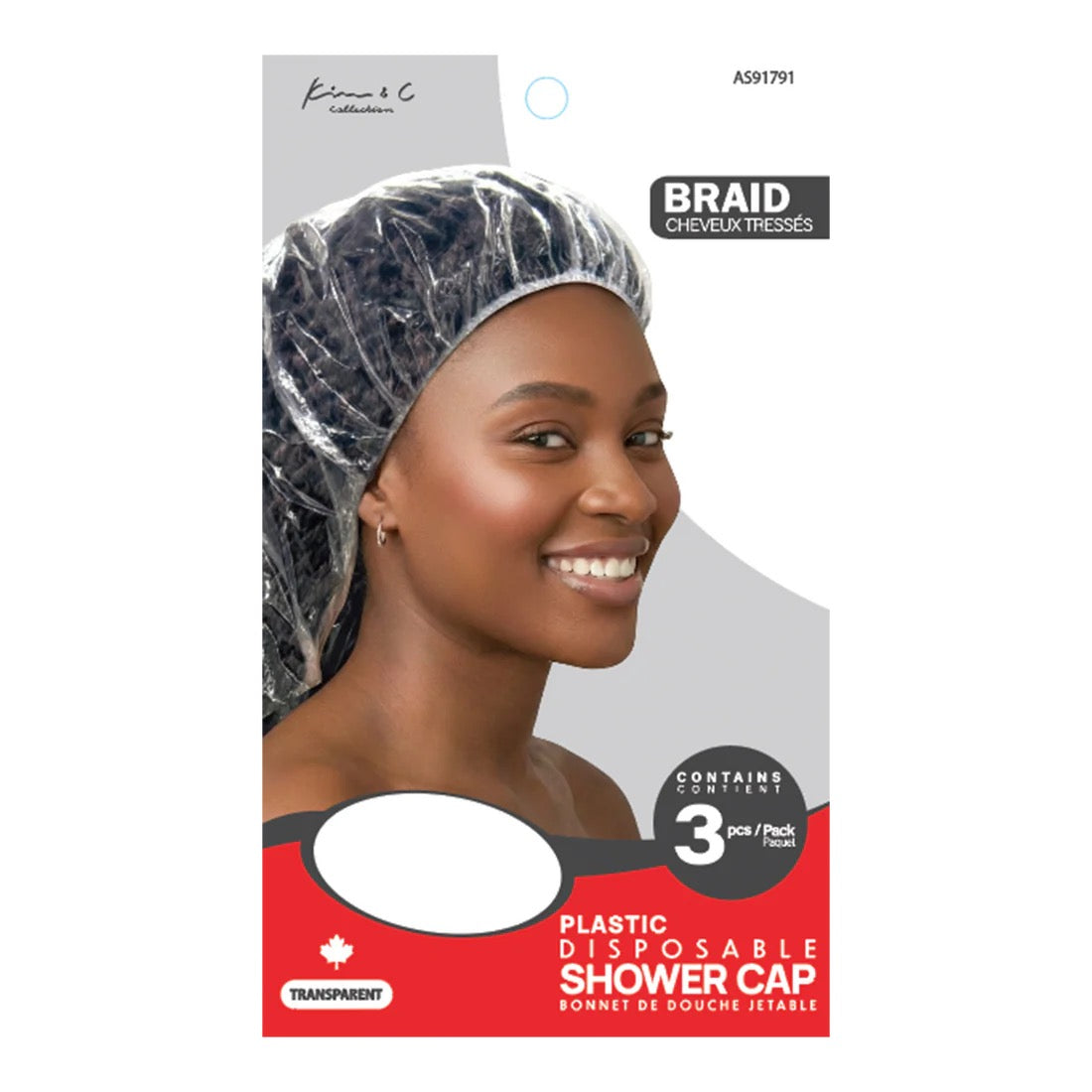 Kim & C Disposable Shower Cap - Braids