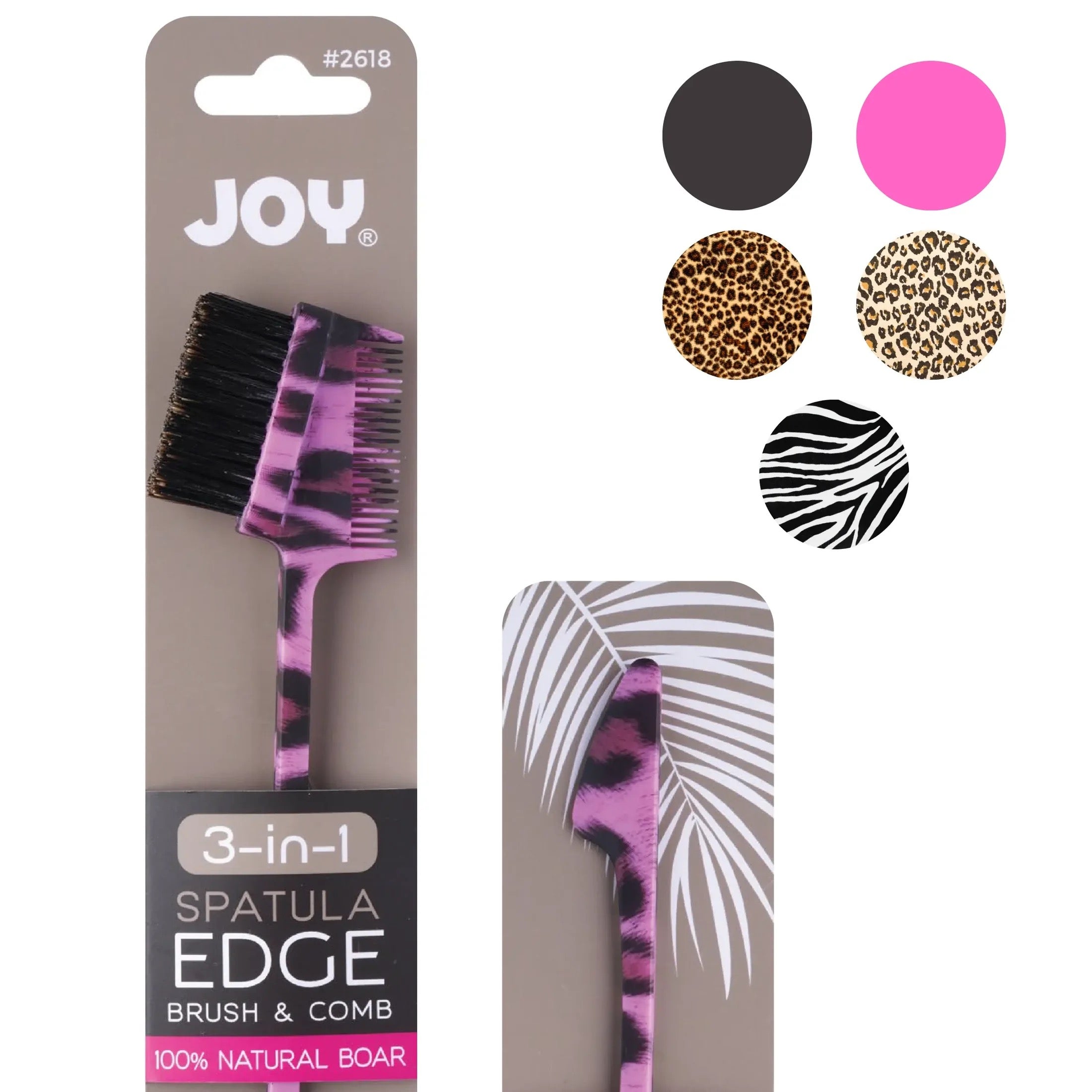 Annie Joy 3 in 1 Spatula Edge Brush & Comb