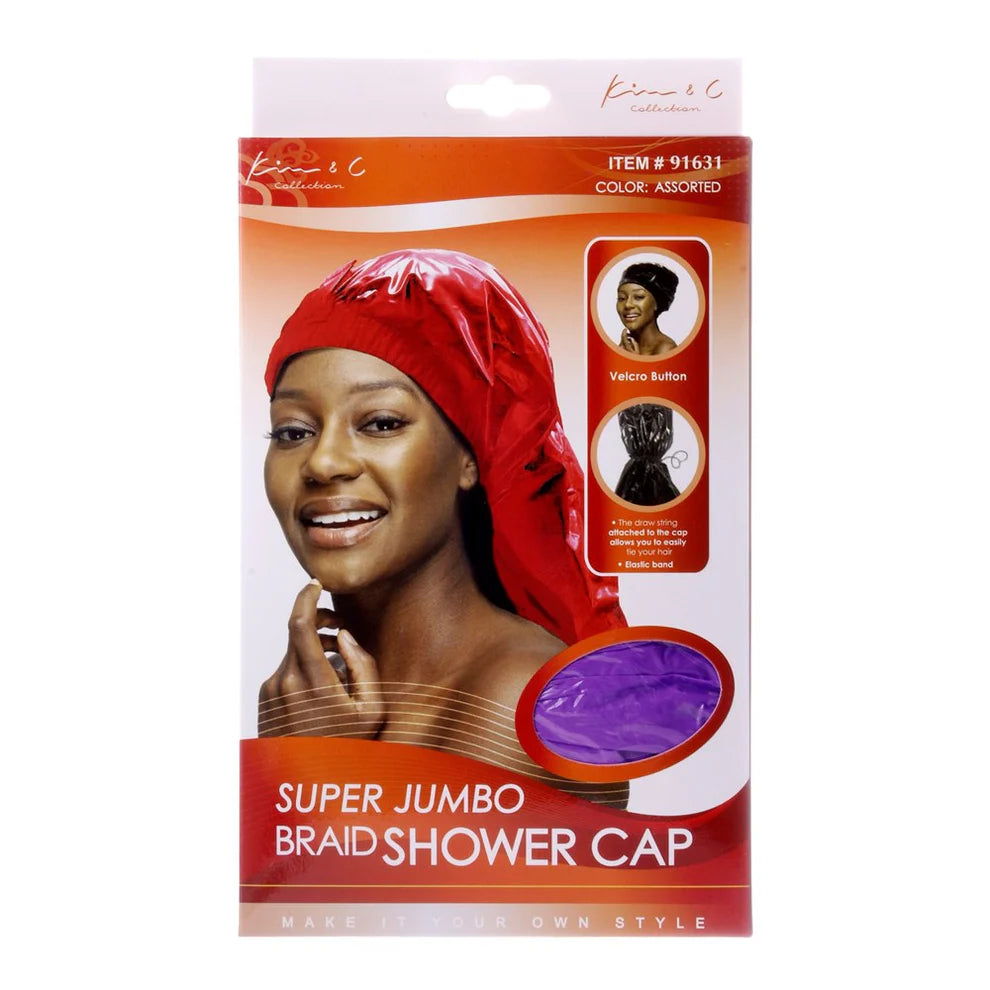 Kim & C Super Jumbo Braid Shower Cap