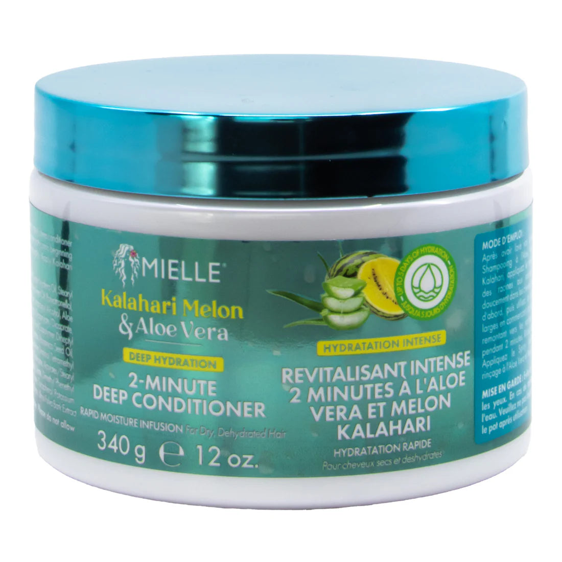Mielle Kalahari Melon & Aloe Deep Hydration 2 Minute Deep Conditioner | 12oz