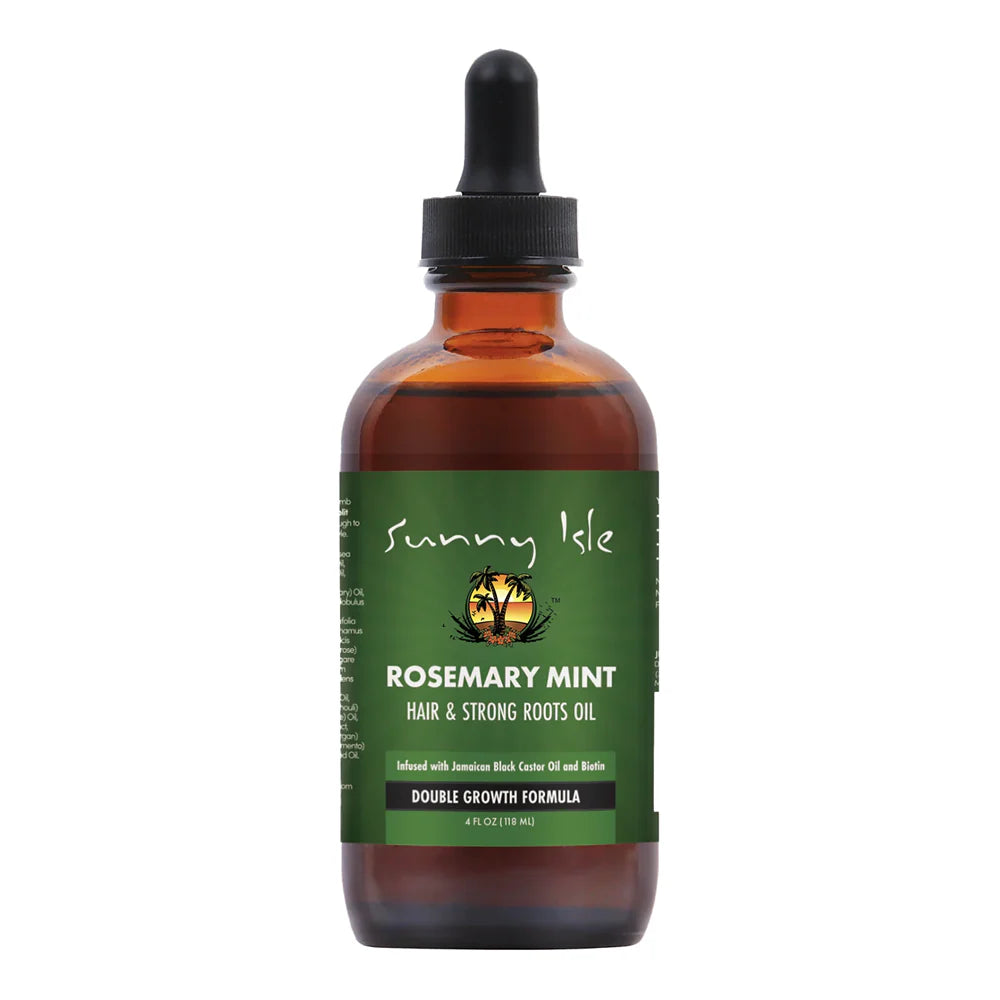 Sunny Isle Rosemary Mint Hair & Strong Root Oil | 4oz